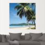 Artland Artprint Strand met palmen als artprint van aluminium artprint voor buiten artprint op linnen poster muursticker - Thumbnail 2