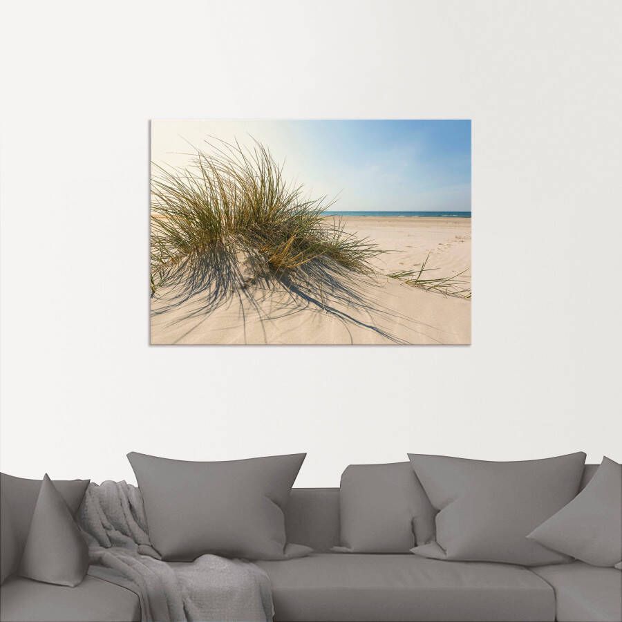 Artland Artprint Strandgras als artprint van aluminium artprint voor buiten artprint op linnen poster muursticker