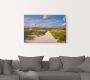 Artland Artprint Strandweg naar de vuurtoren eiland Amrum als artprint van aluminium artprint voor buiten artprint op linnen poster in verschillende maten. maten - Thumbnail 3