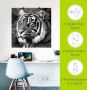 Artland Artprint Tijger als artprint op linnen poster muursticker in verschillende maten - Thumbnail 5