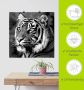 Artland Artprint Tijger als artprint op linnen poster muursticker in verschillende maten - Thumbnail 6