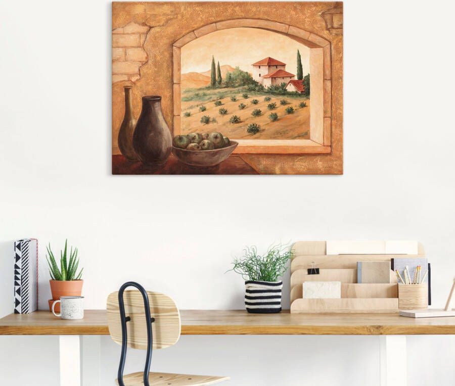 Artland Artprint Toscane als artprint van aluminium artprint voor buiten artprint op linnen poster in verschillende maten. maten