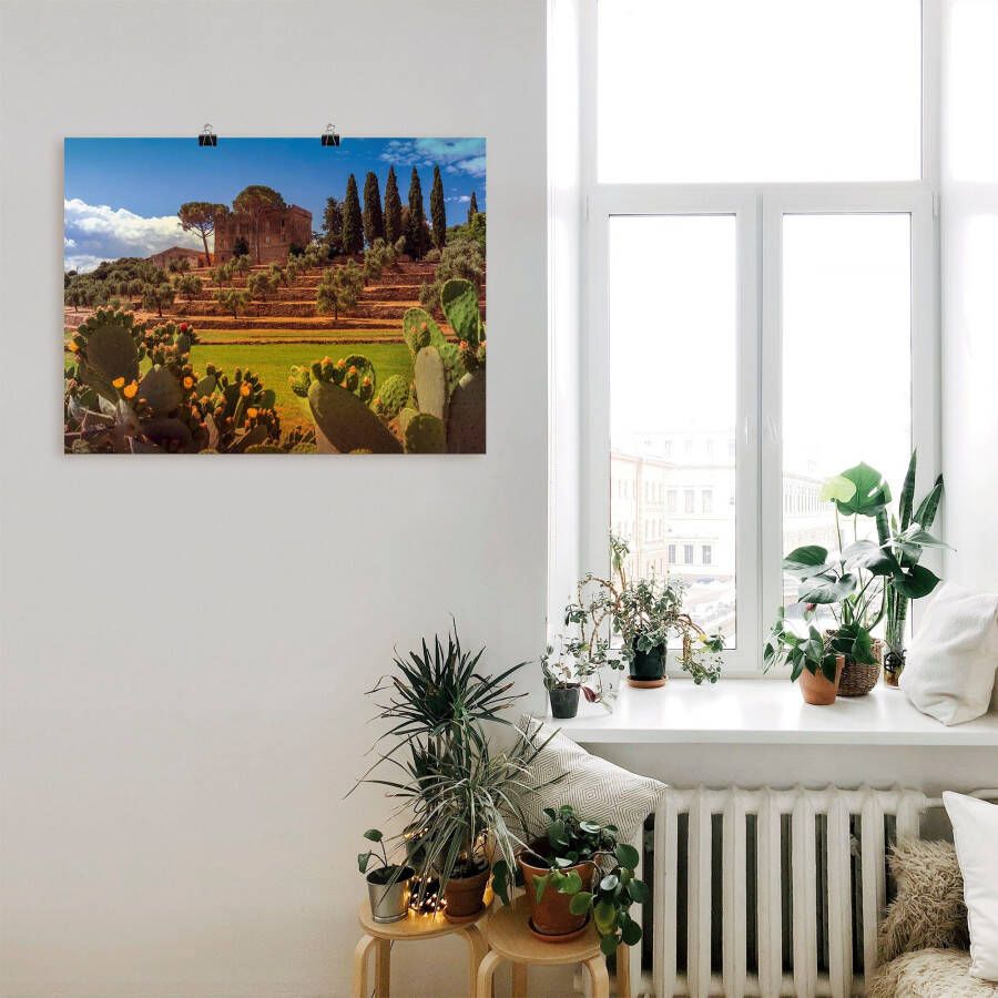 Artland Artprint Toscane I als artprint op linnen poster in verschillende formaten maten