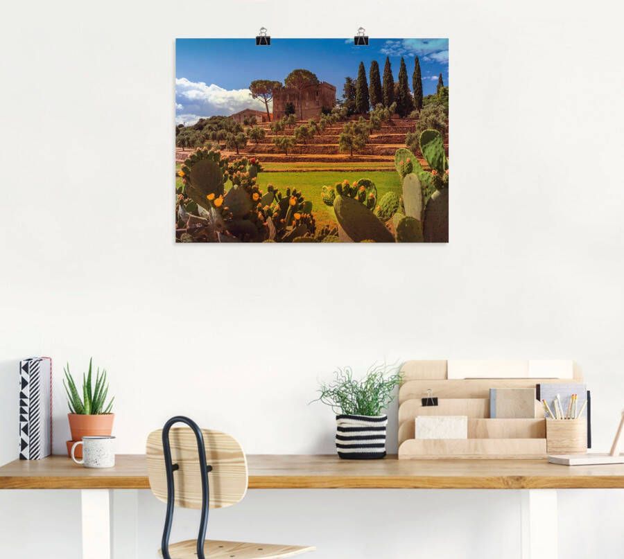 Artland Artprint Toscane I als artprint op linnen poster in verschillende formaten maten