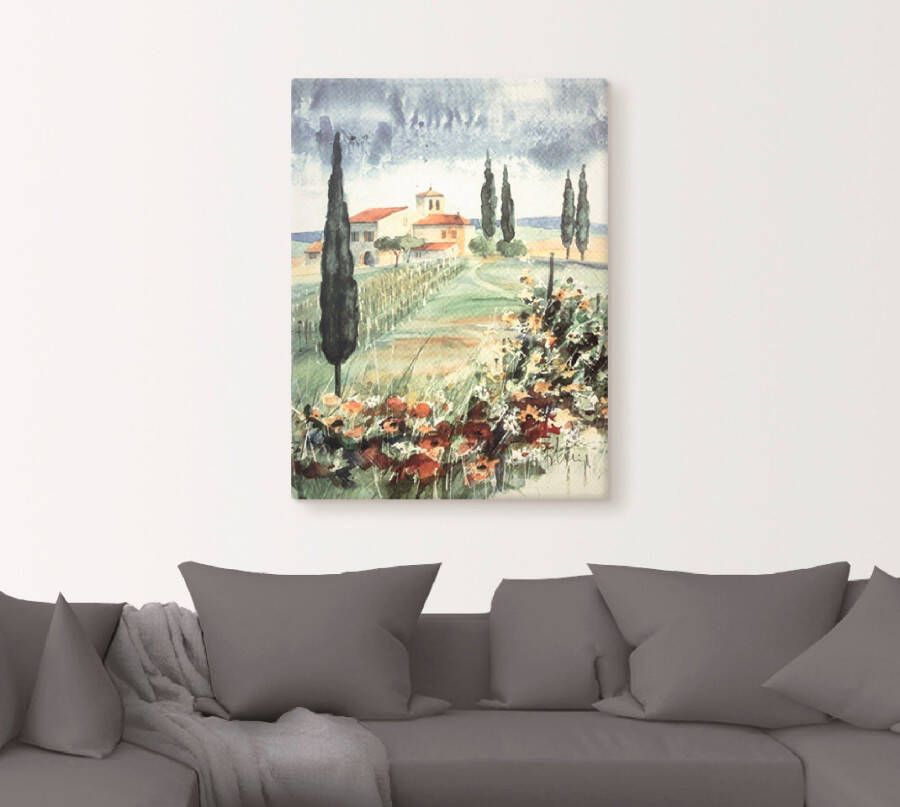 Artland Artprint Toscane I als artprint op linnen poster in verschillende formaten maten