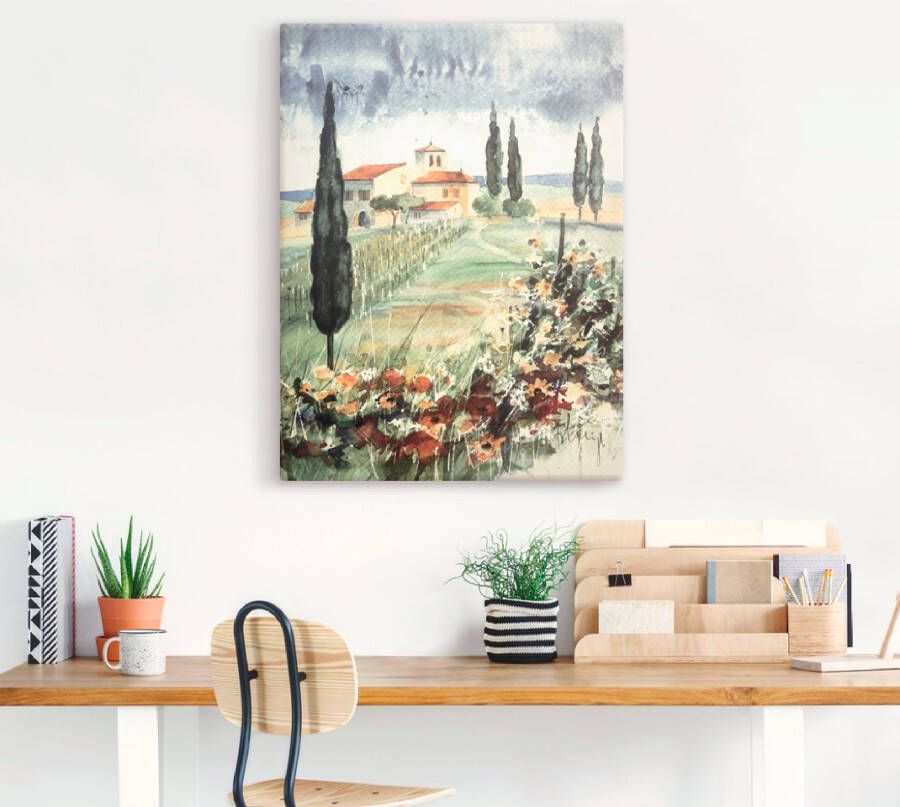 Artland Artprint Toscane I als artprint op linnen poster in verschillende formaten maten