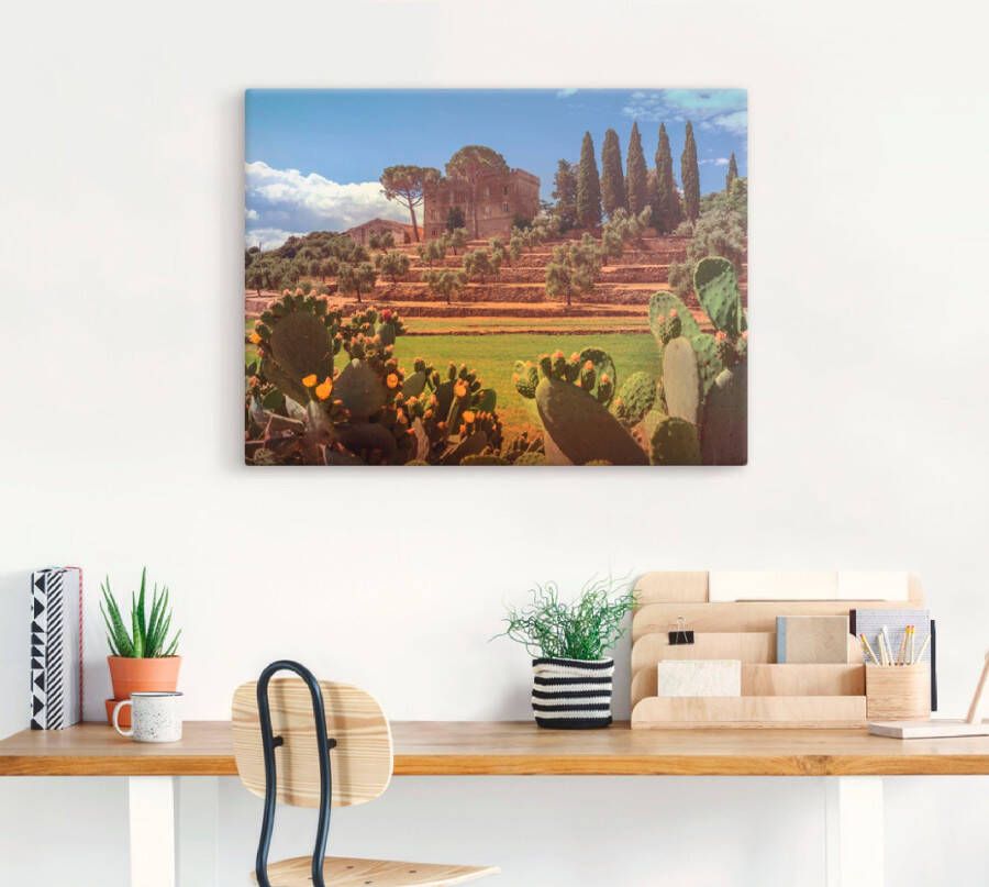 Artland Artprint Toscane I als artprint op linnen poster in verschillende formaten maten