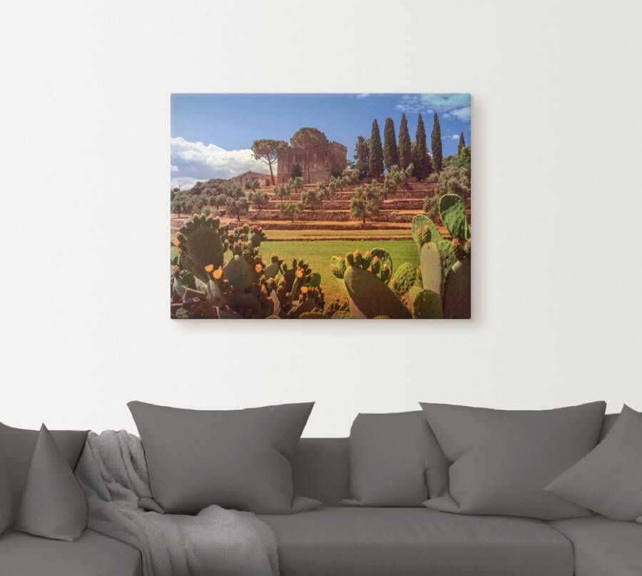 Artland Artprint Toscane I als artprint op linnen poster in verschillende formaten maten