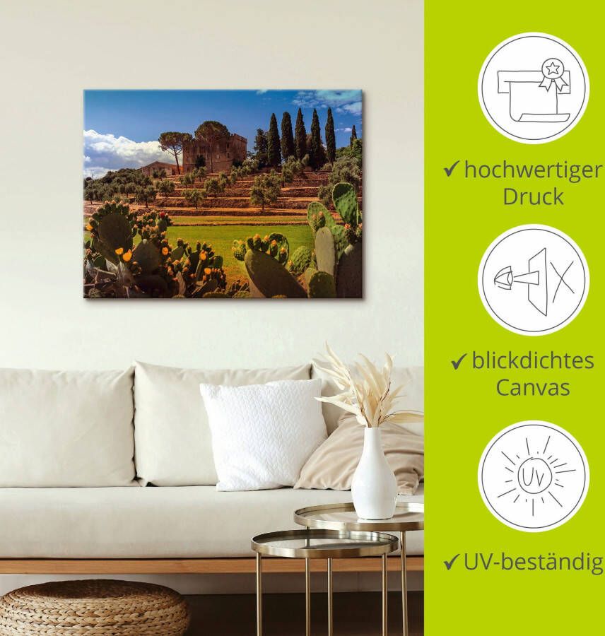 Artland Artprint Toscane I als artprint op linnen poster in verschillende formaten maten