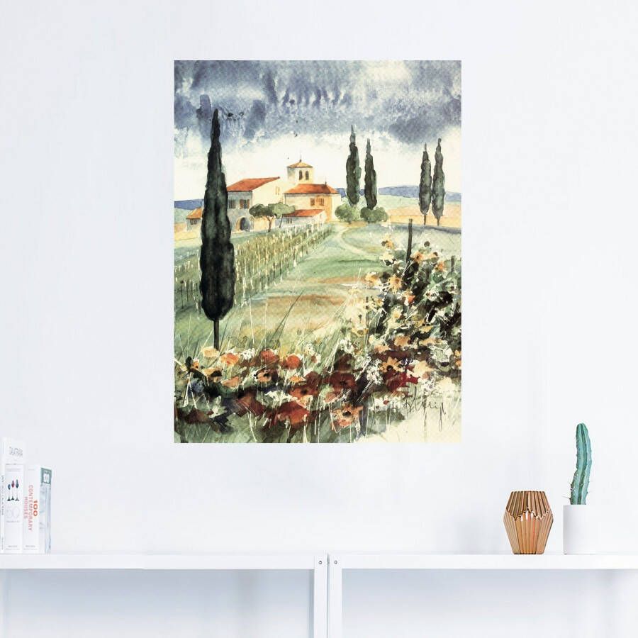Artland Artprint Toscane I als artprint op linnen poster in verschillende formaten maten - Foto 2