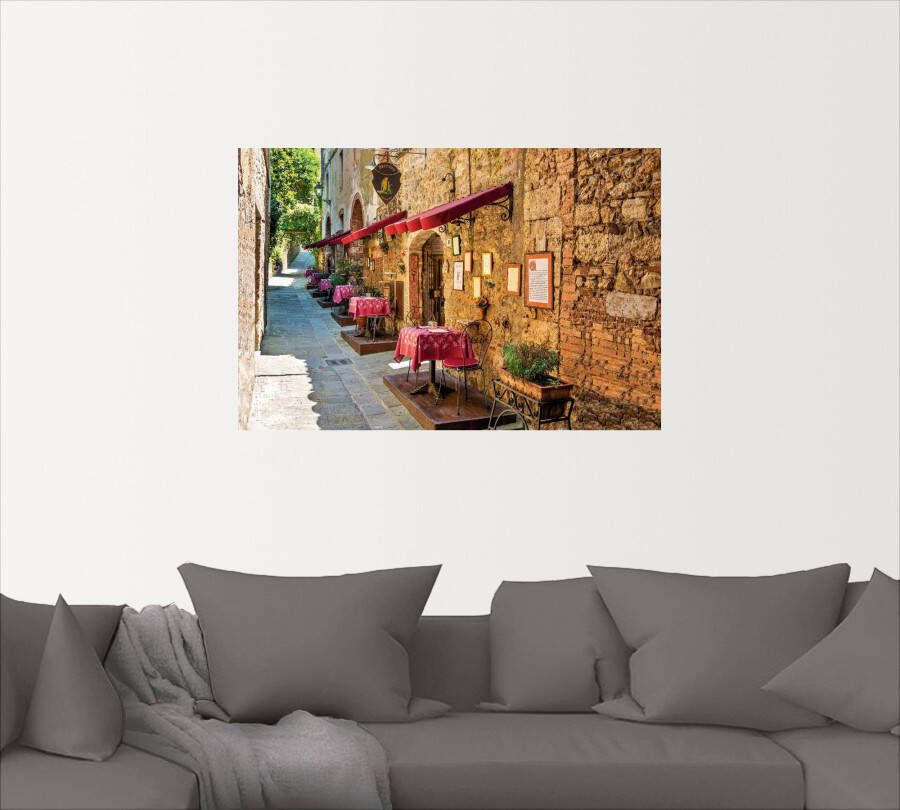 Artland Artprint Toscane II als artprint van aluminium artprint voor buiten artprint op linnen poster muursticker