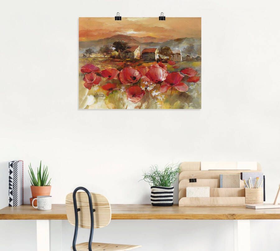 Artland Artprint Toscane Romantic II als artprint op linnen poster muursticker in verschillende maten