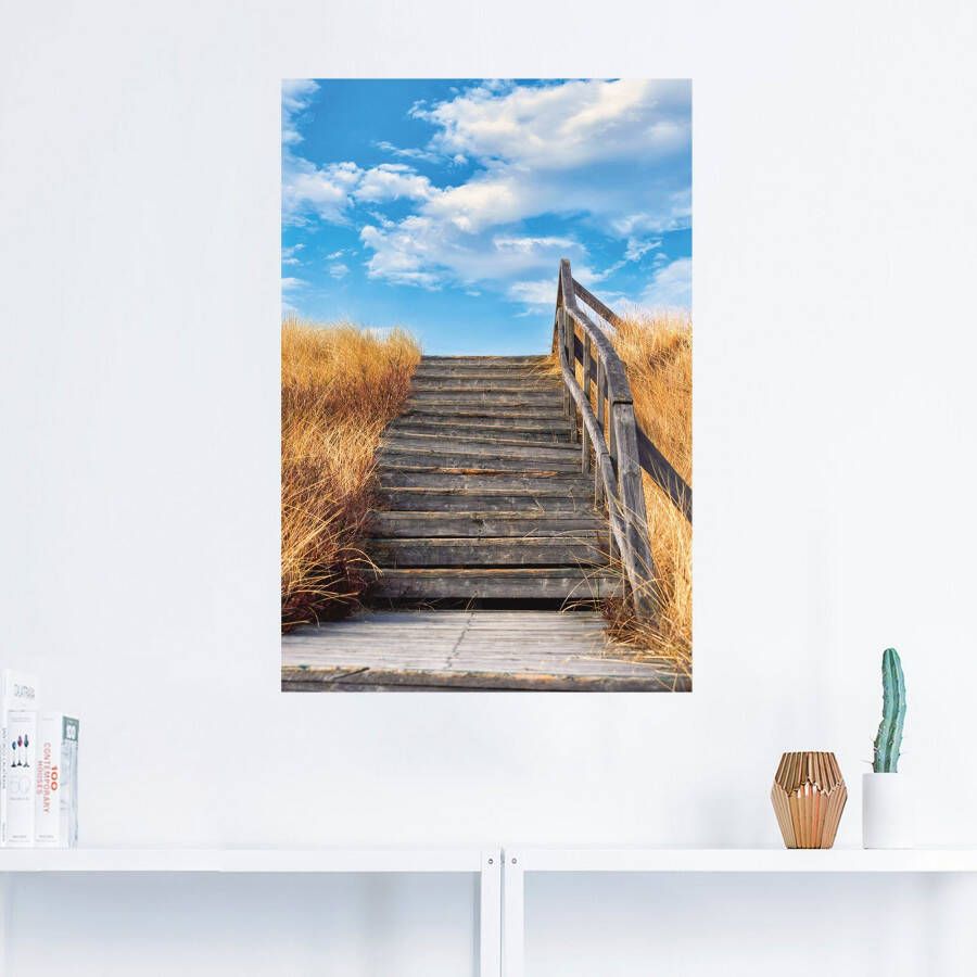 Artland Artprint Trap Bohlenweg eiland Amrum als poster muursticker in verschillende maten