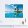 Artland Artprint Tropisch paradijs eiland palmen zee als artprint van aluminium artprint voor buiten artprint op linnen poster muursticker - Thumbnail 4