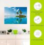 Artland Artprint Tropisch paradijs eiland palmen zee als artprint van aluminium artprint voor buiten artprint op linnen poster muursticker - Thumbnail 5