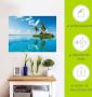 Artland Artprint Tropisch paradijs eiland palmen zee als artprint van aluminium artprint voor buiten artprint op linnen poster muursticker - Thumbnail 6