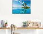 Artland Artprint Tropisch paradijs eiland palmen zee als artprint van aluminium artprint voor buiten artprint op linnen poster muursticker - Thumbnail 2