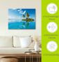 Artland Artprint Tropisch paradijs eiland palmen zee als artprint van aluminium artprint voor buiten artprint op linnen poster muursticker - Thumbnail 5