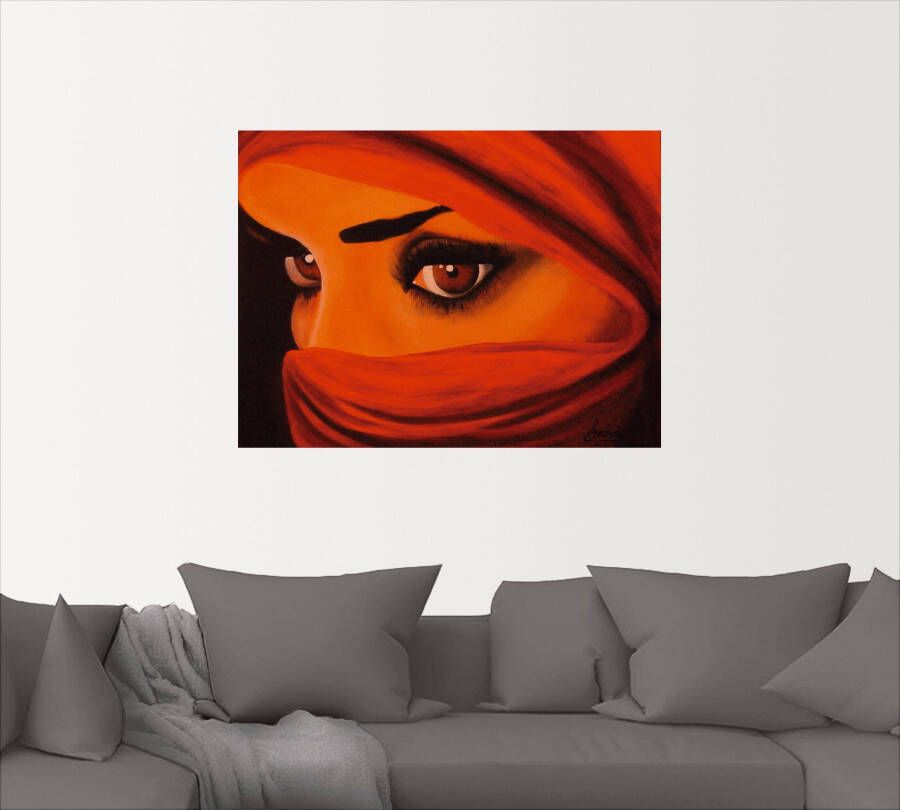 Artland Artprint Tuareg-door god verlaten als artprint op linnen poster in verschillende formaten maten