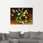 Artland Artprint Tulpen in glazen vaas als artprint van aluminium artprint voor buiten artprint op linnen in verschillende maten - Thumbnail 3