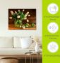 Artland Artprint Tulpen in glazen vaas als artprint van aluminium artprint voor buiten artprint op linnen in verschillende maten - Thumbnail 6