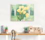 Artland Artprint op linnen Tulpen in kasteelpark gespannen op een spieraam - Thumbnail 3