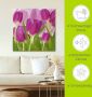 Artland Artprint Tulpenveld paars als artprint van aluminium artprint voor buiten artprint op linnen in verschillende maten - Thumbnail 5