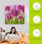 Artland Artprint Tulpenveld paars als artprint van aluminium artprint voor buiten artprint op linnen in verschillende maten - Thumbnail 6