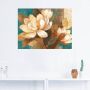 Artland Artprint Turquoise magnolia's als poster muursticker in verschillende maten - Thumbnail 2