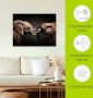 Artland Artprint Twee olifanten als artprint op linnen poster muursticker in verschillende maten - Thumbnail 4