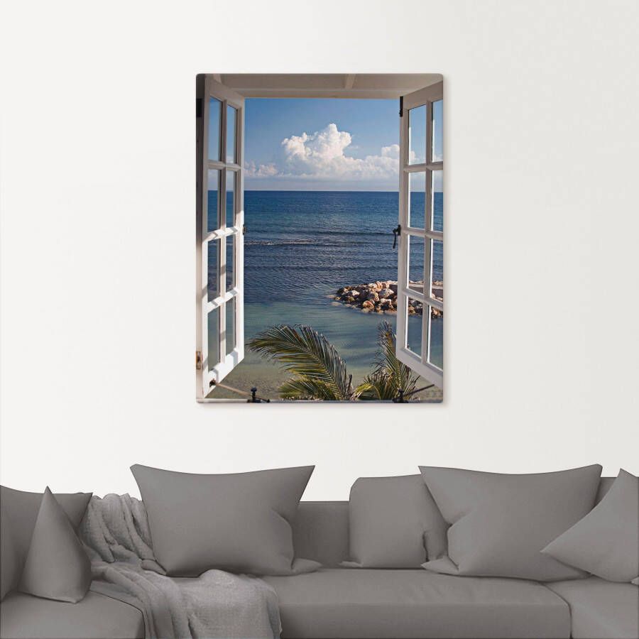 Artland Artprint Uitzicht op het paradijs als artprint van aluminium artprint voor buiten artprint op linnen poster muursticker