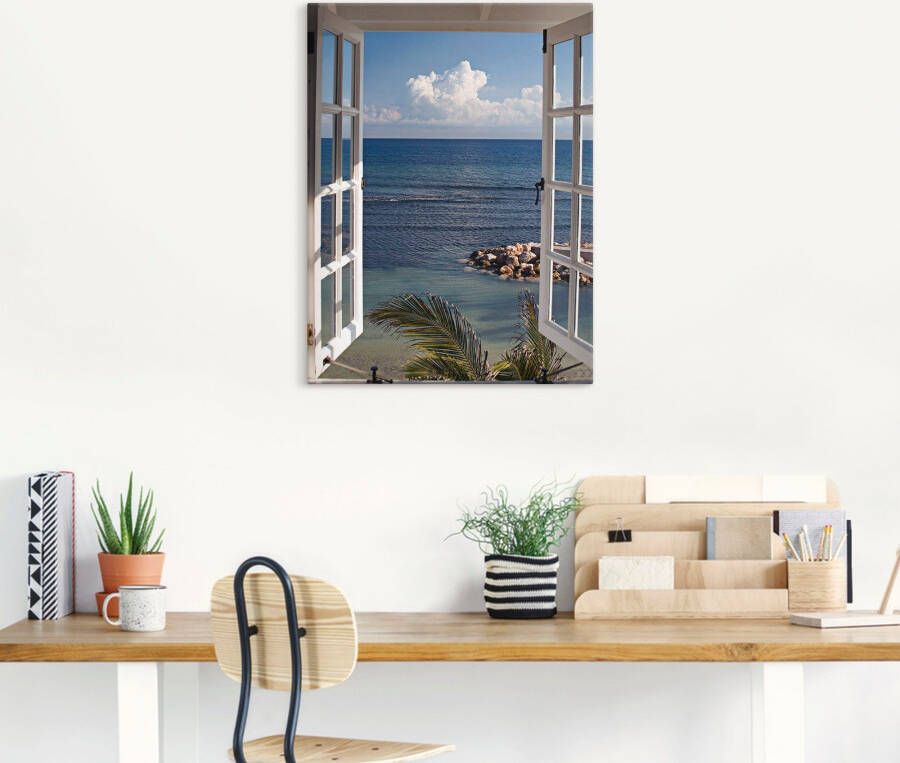 Artland Artprint Uitzicht op het paradijs als artprint van aluminium artprint voor buiten artprint op linnen poster muursticker