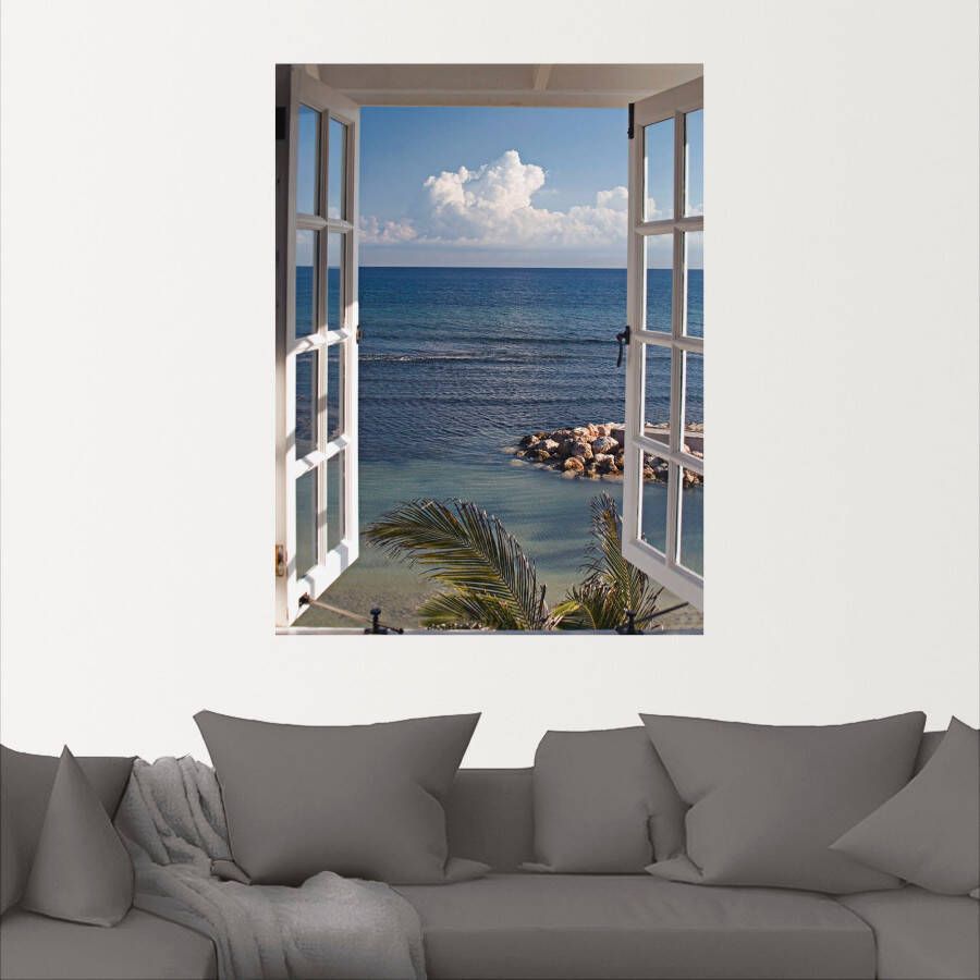 Artland Artprint Uitzicht op het paradijs als artprint van aluminium artprint voor buiten artprint op linnen poster muursticker