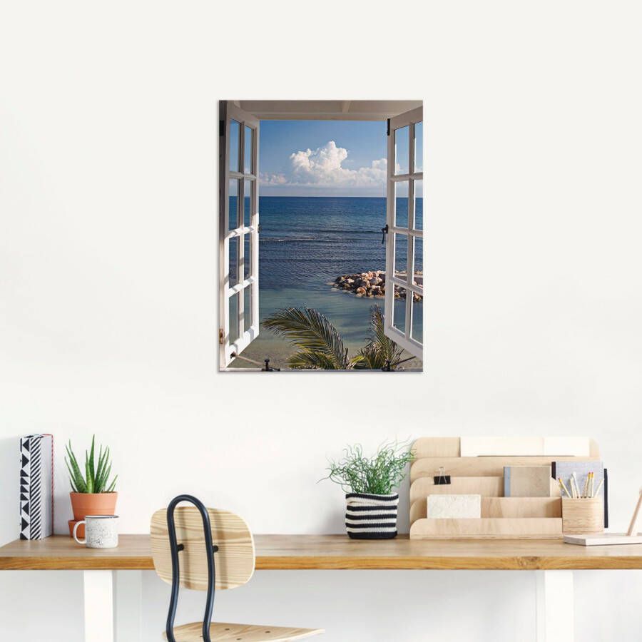 Artland Artprint Uitzicht op het paradijs als artprint van aluminium artprint voor buiten artprint op linnen poster muursticker