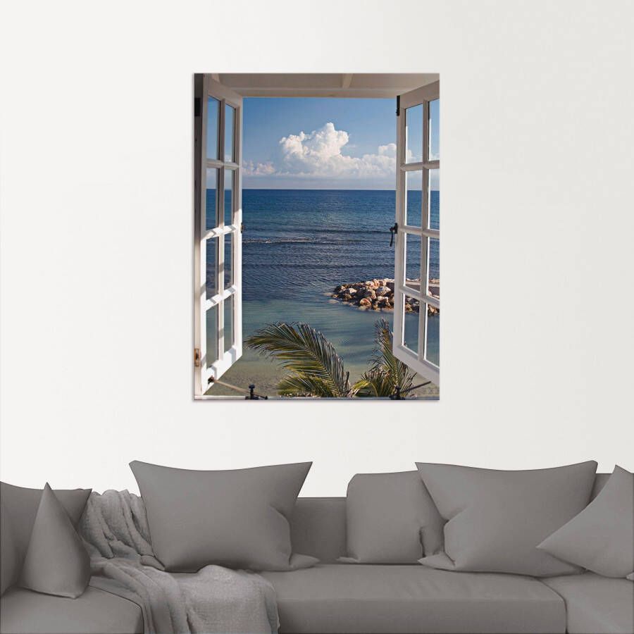 Artland Artprint Uitzicht op het paradijs als artprint van aluminium artprint voor buiten artprint op linnen poster muursticker