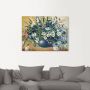 Artland Artprint Vaas met korenbloemen als artprint op linnen poster muursticker in verschillende maten - Thumbnail 2