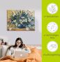 Artland Artprint Vaas met korenbloemen als artprint op linnen poster muursticker in verschillende maten - Thumbnail 6