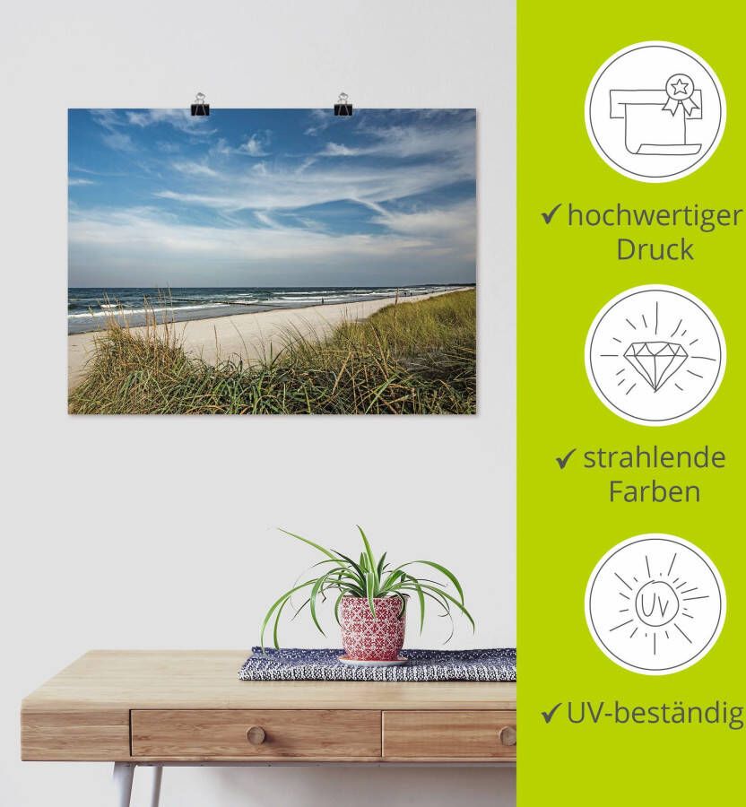 Artland Artprint Vakantiegevoel als artprint op linnen poster in verschillende formaten maten