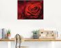 Artland Artprint Valentijnsuitnodiging met harten en rozen als artprint op linnen poster muursticker in verschillende maten - Thumbnail 2