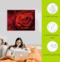 Artland Artprint Valentijnsuitnodiging met harten en rozen als artprint op linnen poster muursticker in verschillende maten - Thumbnail 6