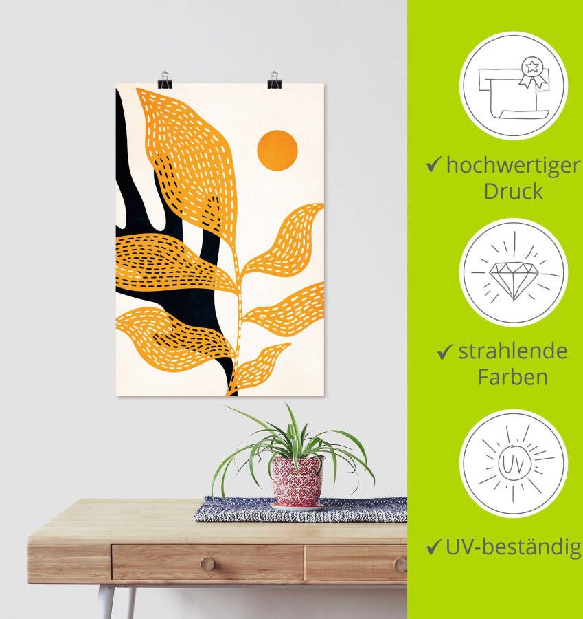 Artland Artprint Van Goghs tuin als artprint op linnen poster in verschillende formaten maten