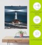 Artland Artprint van vuurtoren met lichtbundel als artprint van aluminium artprint voor buiten artprint op linnen poster muursticker - Thumbnail 6