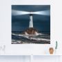 Artland Artprint van vuurtoren met lichtbundel als artprint van aluminium artprint voor buiten artprint op linnen poster muursticker - Thumbnail 2