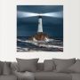 Artland Artprint van vuurtoren met lichtbundel als artprint van aluminium artprint voor buiten artprint op linnen poster muursticker - Thumbnail 3