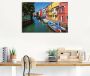 Artland Artprint Veelkleurig gebouw op eiland Burano Venetië als artprint op linnen poster in verschillende formaten maten - Thumbnail 3