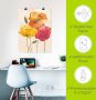 Artland Artprint Veelkleurige klaprozen I als artprint van aluminium artprint voor buiten artprint op linnen poster muursticker - Thumbnail 5