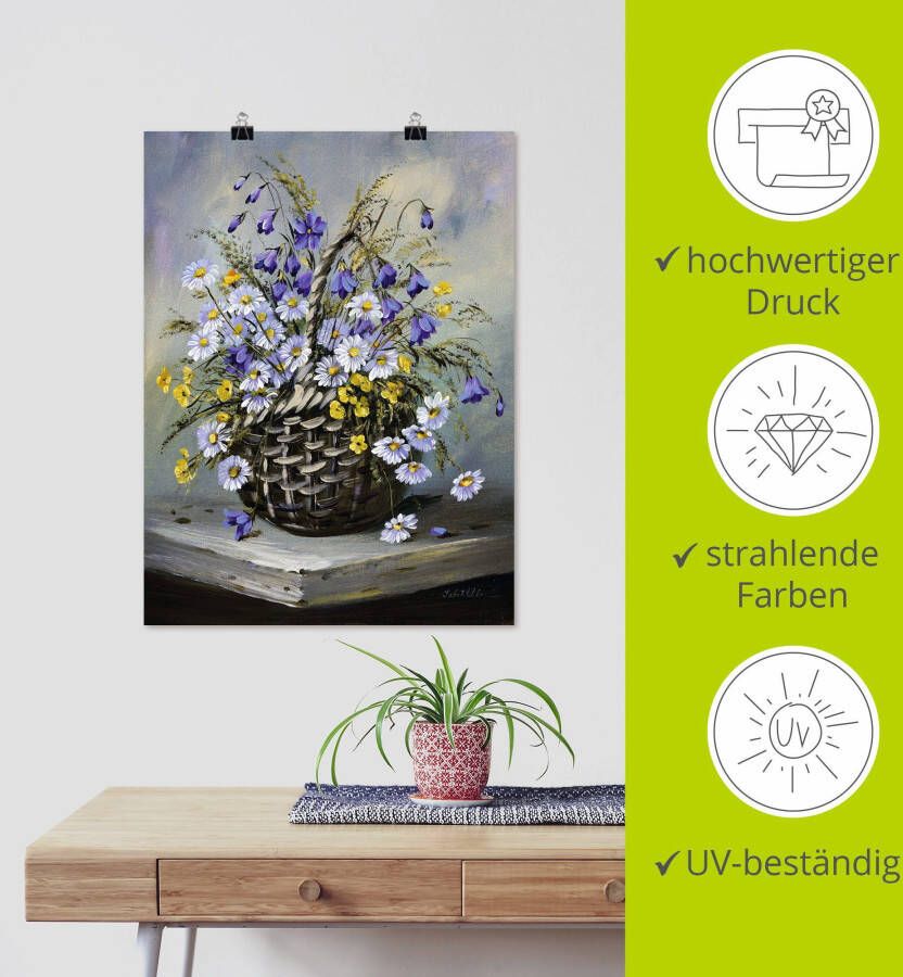 Artland Artprint Veelkleurige mand als artprint op linnen poster in verschillende formaten maten