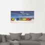 Artland Artprint Veelkleurige strandhuisjes bij Kaapstad als artprint van aluminium artprint voor buiten artprint op linnen poster muursticker - Thumbnail 4