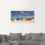 Artland Artprint Veelkleurige strandhuisjes bij Kaapstad als artprint van aluminium artprint voor buiten artprint op linnen poster muursticker - Thumbnail 4