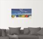 Artland Artprint Veelkleurige strandhuisjes bij Kaapstad als artprint van aluminium artprint voor buiten artprint op linnen poster muursticker - Thumbnail 2